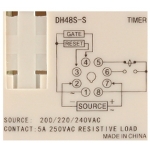 Timer DH48S-S (ตั้งเวลา 2 ช่อง) 220V